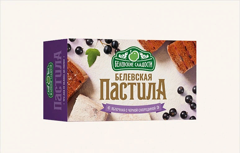  Пастила  200г диетическая с ЧЁРНОЙ Смородиной, НОВЫЙ ФОРМАТ (4*50г)   в Новочеркасске