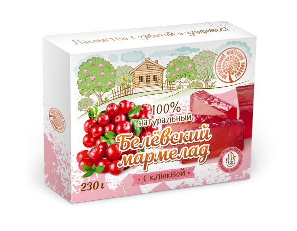 №2 Мармелад белевский "Клюква" 230г в Новочеркасске